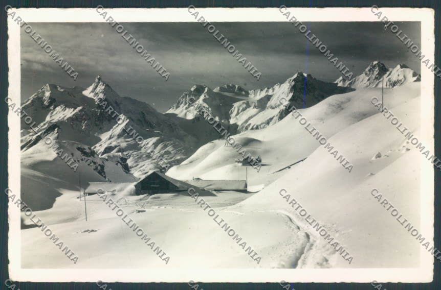 Verbania Formazza Nevicata Rifugio Maria Luisa Foto cartolina ZQ8267 – fronte