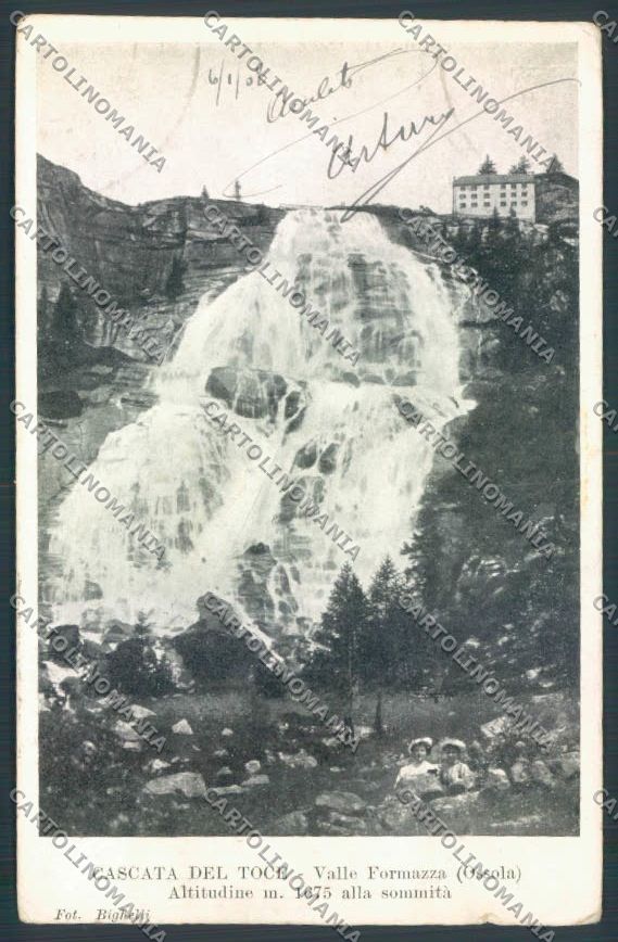 Verbania Formazza Cascata cartolina ZQ8282 – fronte