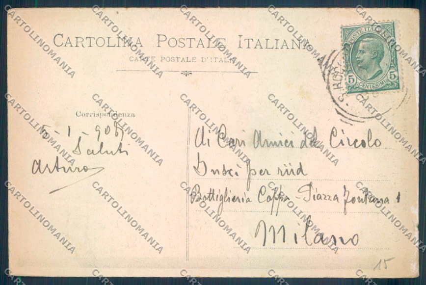 Verbania Formazza Cascata cartolina ZQ8282 – retro