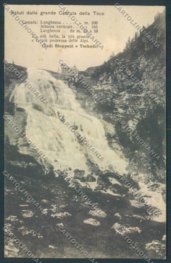 Verbania Formazza Cascata cartolina ZQ8284 – fronte