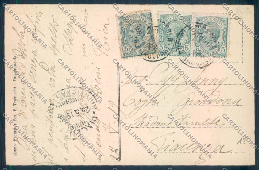 Verbania Formazza Cascata cartolina ZQ8284 – retro
