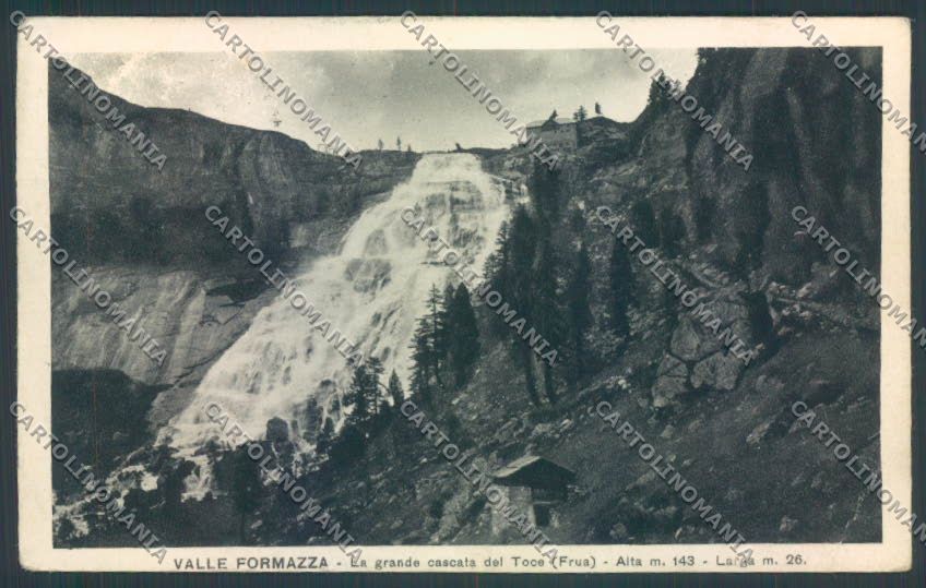 Verbania Formazza Cascata PIEGHINA cartolina ZQ8287 – fronte