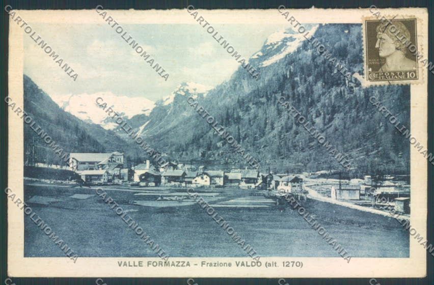 Verbania Formazza Nevicata Valdo cartolina ZQ8306 – fronte