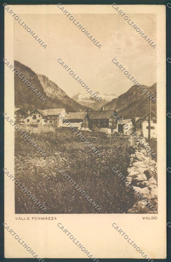 Verbania Formazza Valdo cartolina ZQ8308 – fronte