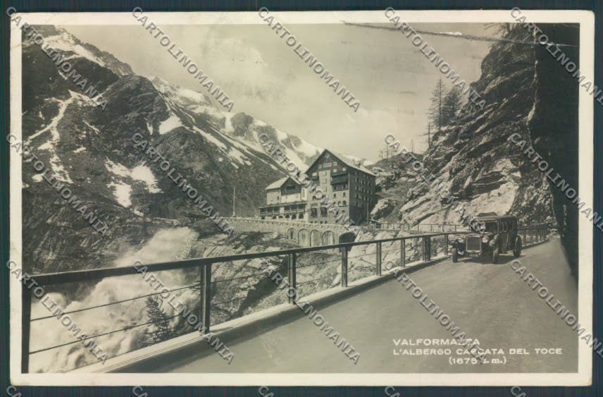 Verbania Formazza Cascata TAGLIATA Foto cartolina ZQ8315 – fronte