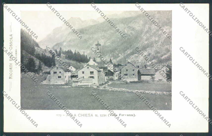 Verbania Formazza Chiesa cartolina ZQ8319 – fronte