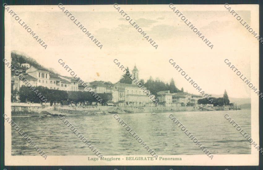 Verbania Belgirate SCOLLATA PIEGHE cartolina ZQ8396 – fronte