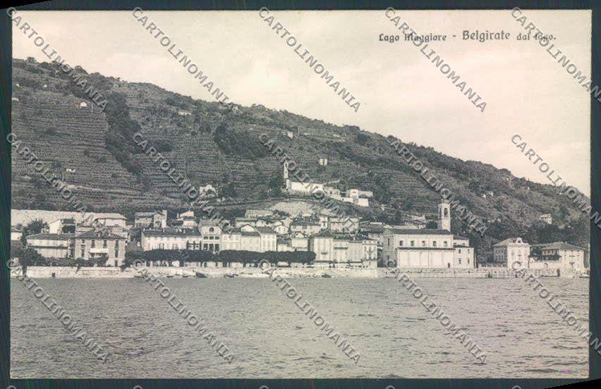 Verbania Belgirate cartolina ZQ8401 – fronte