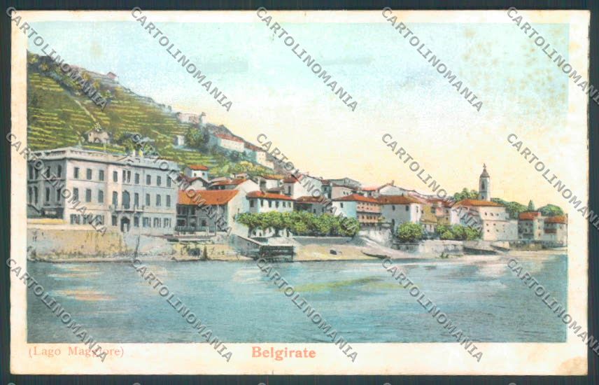 Verbania Belgirate cartolina ZQ8402 – fronte