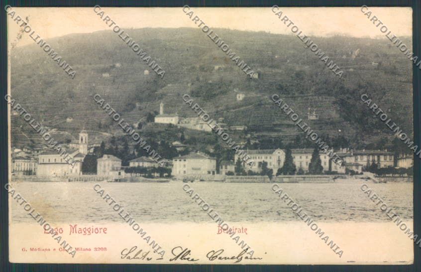 Verbania Belgirate cartolina ZQ8404 – fronte