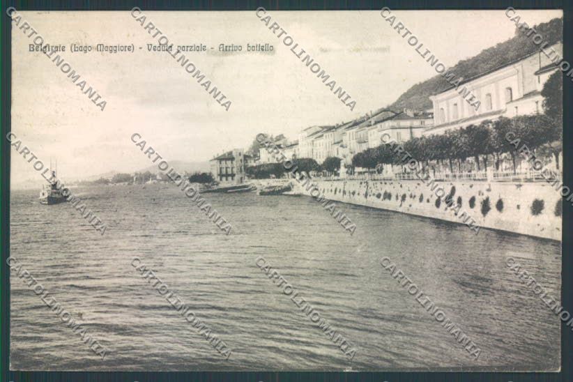 Verbania Belgirate Battello cartolina ZQ8406 – fronte
