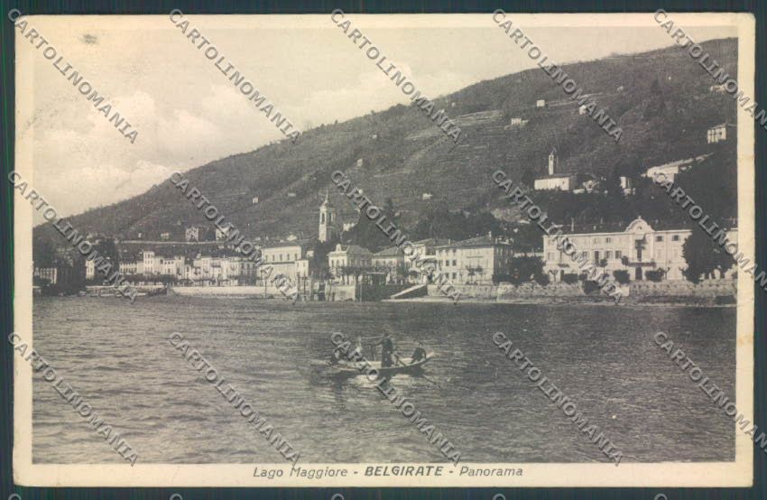 Verbania Belgirate Barca cartolina ZQ8408 – fronte