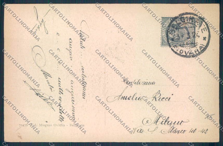 Verbania Belgirate cartolina ZQ8409 – retro