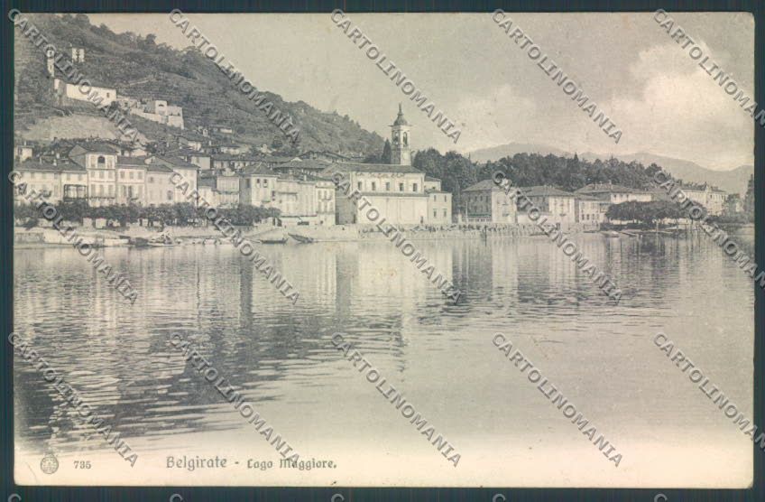 Verbania Belgirate cartolina ZQ8414 – fronte