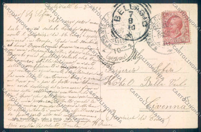 Verbania Belgirate cartolina ZQ8415 – retro