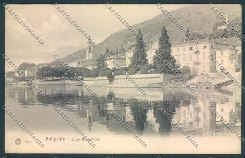 Verbania Belgirate cartolina ZQ8416 – fronte