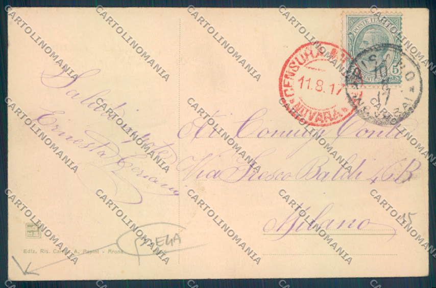 Verbania Belgirate PIEGA cartolina ZQ8418 – retro
