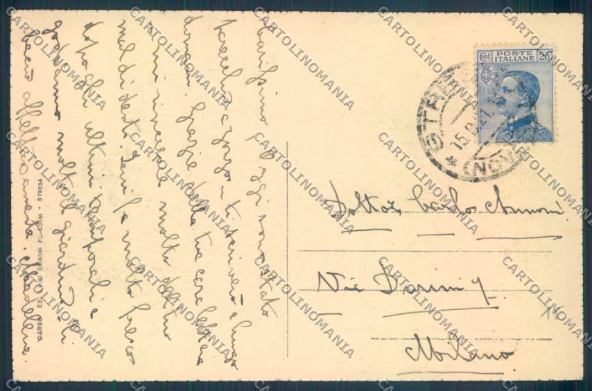 Verbania Belgirate cartolina ZQ8425 – retro