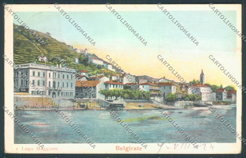 Verbania Belgirate STRAPPINO cartolina ZQ8426 – fronte