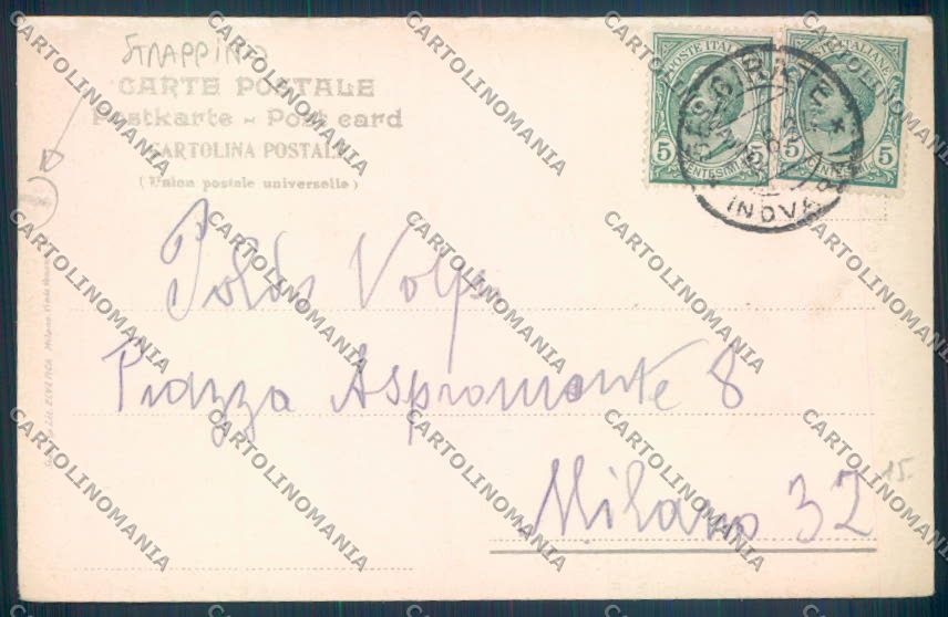 Verbania Belgirate STRAPPINO cartolina ZQ8426 – retro