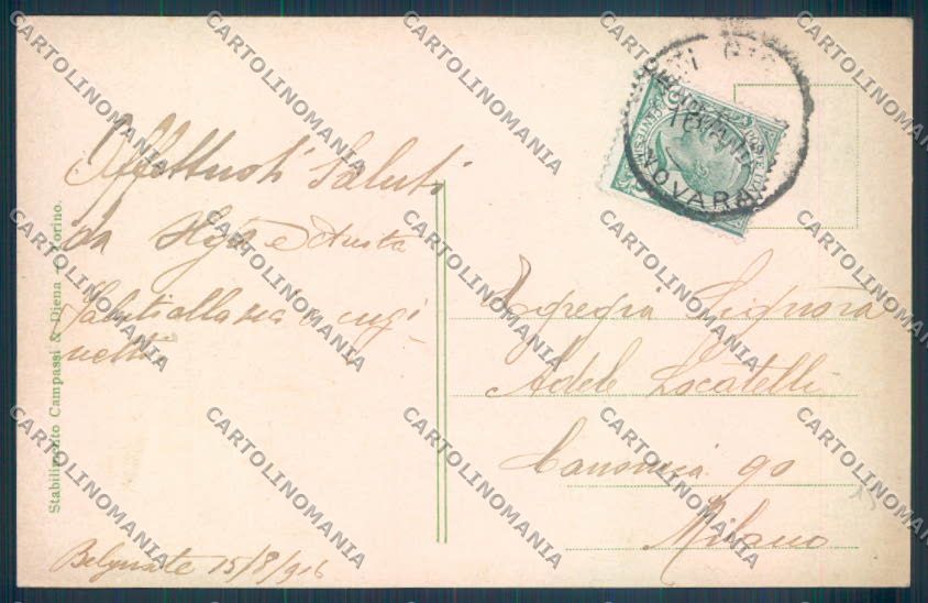 Verbania Belgirate cartolina ZQ8434 – retro