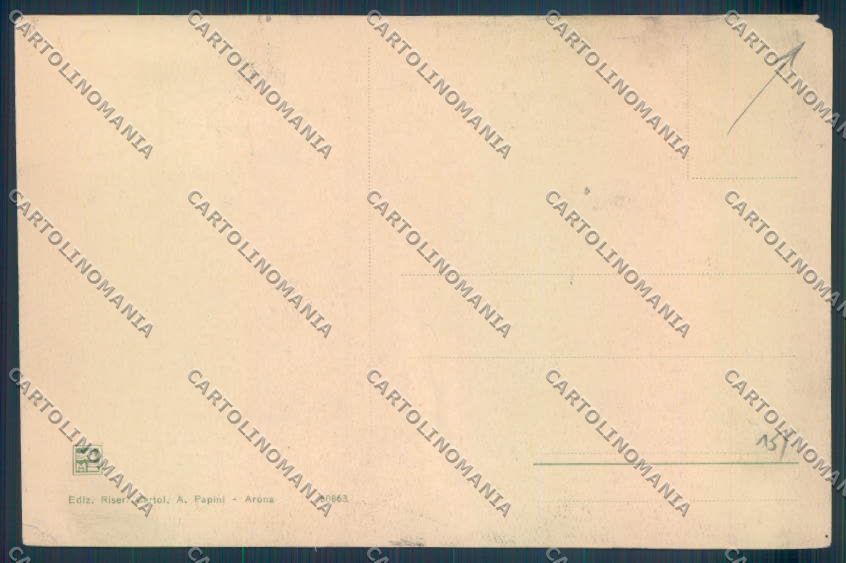 Verbania Belgirate ABRASA cartolina ZQ8435 – retro