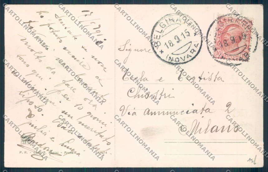 Verbania Belgirate cartolina ZQ8436 – retro