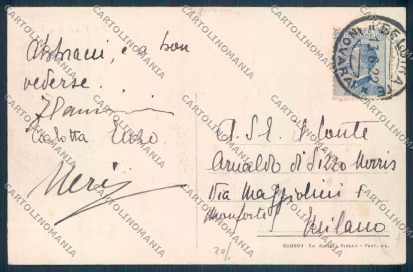 Verbania Belgirate cartolina ZQ8438 – retro