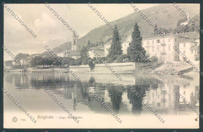 Verbania Belgirate cartolina ZQ8440 – fronte