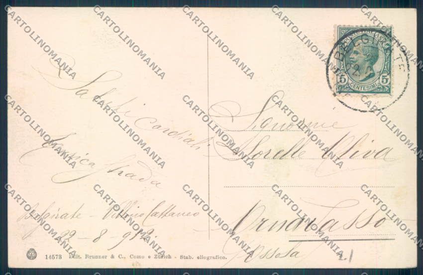 Verbania Belgirate cartolina ZQ8444 – retro