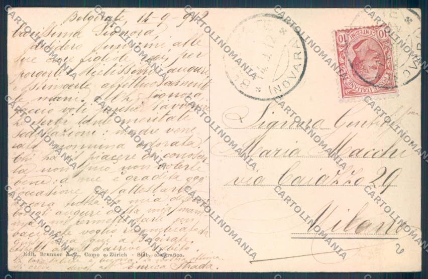 Verbania Belgirate cartolina ZQ8446 – retro