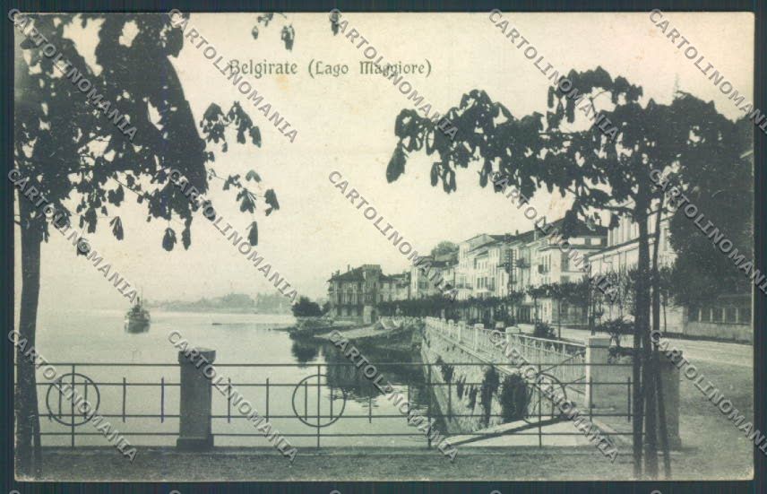 Verbania Belgirate cartolina ZQ8447 – fronte