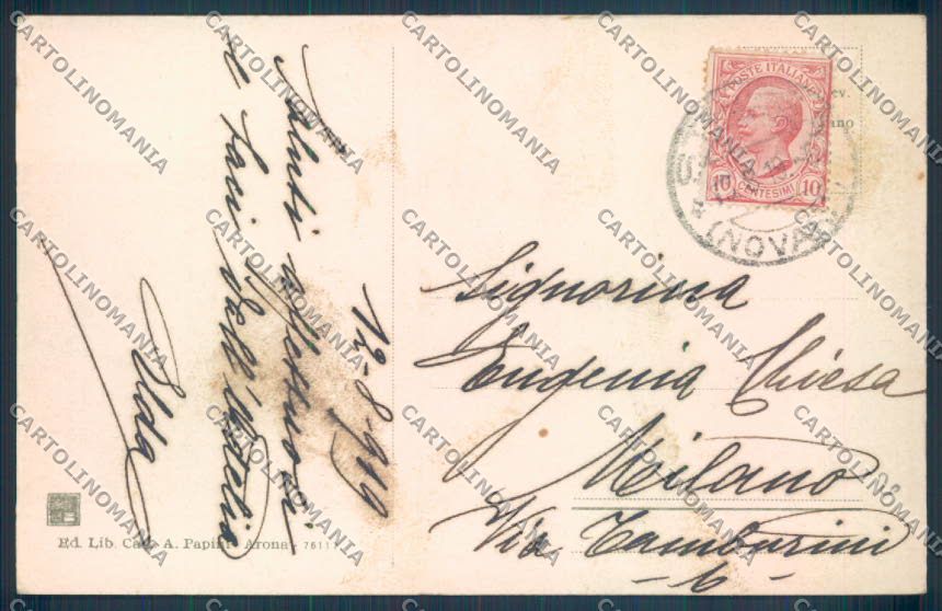 Verbania Belgirate cartolina ZQ8447 – retro