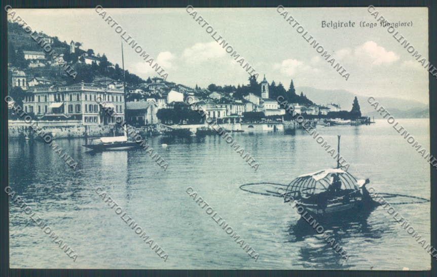 Verbania Belgirate Barca cartolina ZQ8448 – fronte