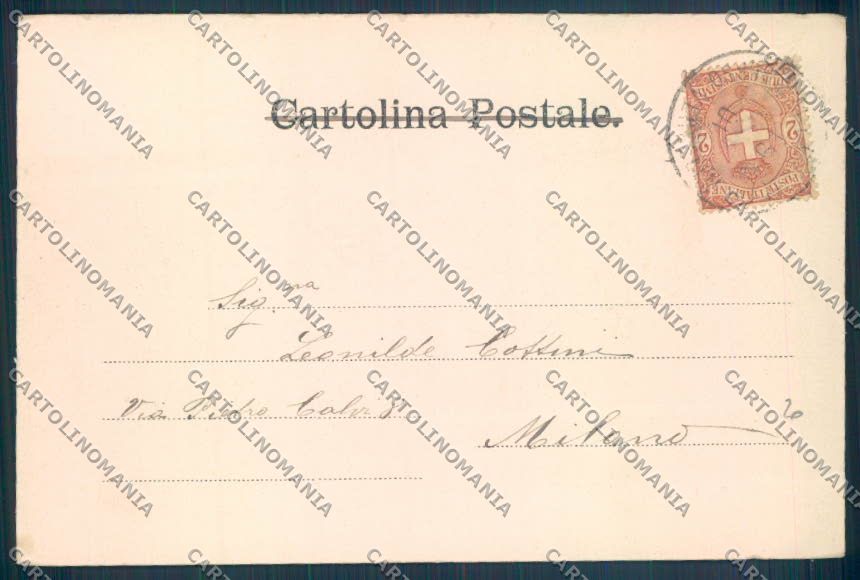 Verbania Belgirate Barca cartolina ZQ8451 – retro