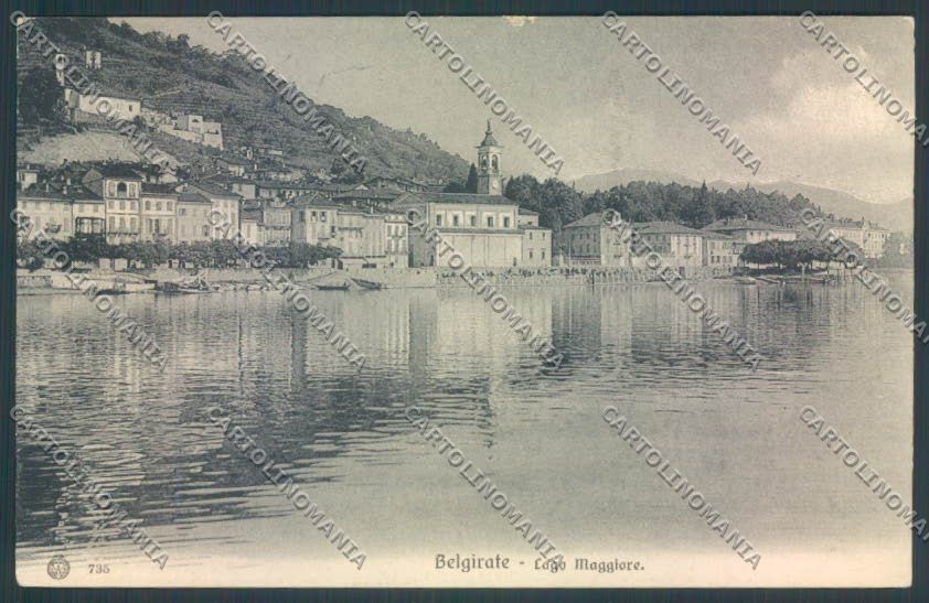 Verbania Belgirate ABRASA cartolina ZQ8453 – fronte