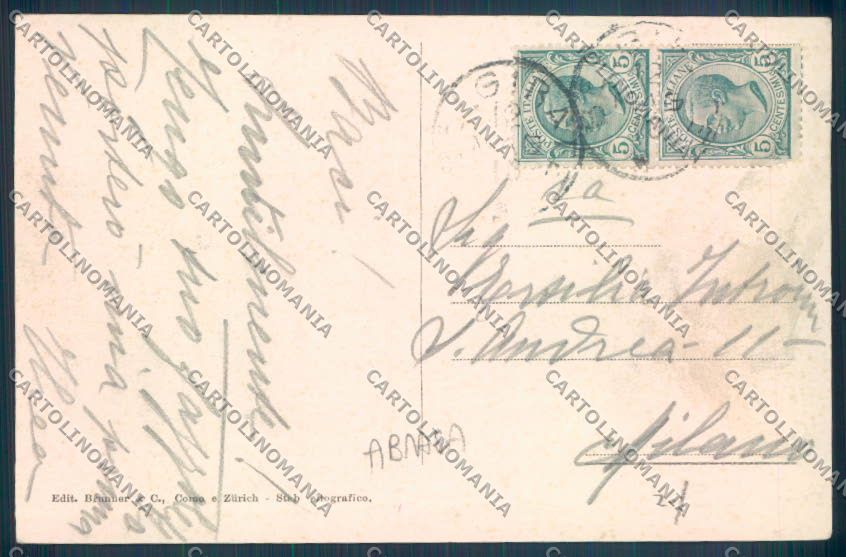 Verbania Belgirate ABRASA cartolina ZQ8453 – retro