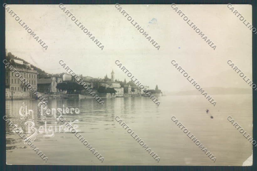 Verbania Belgirate Un Pensiero da ABRASA Foto cartolina ZQ8457 – fronte