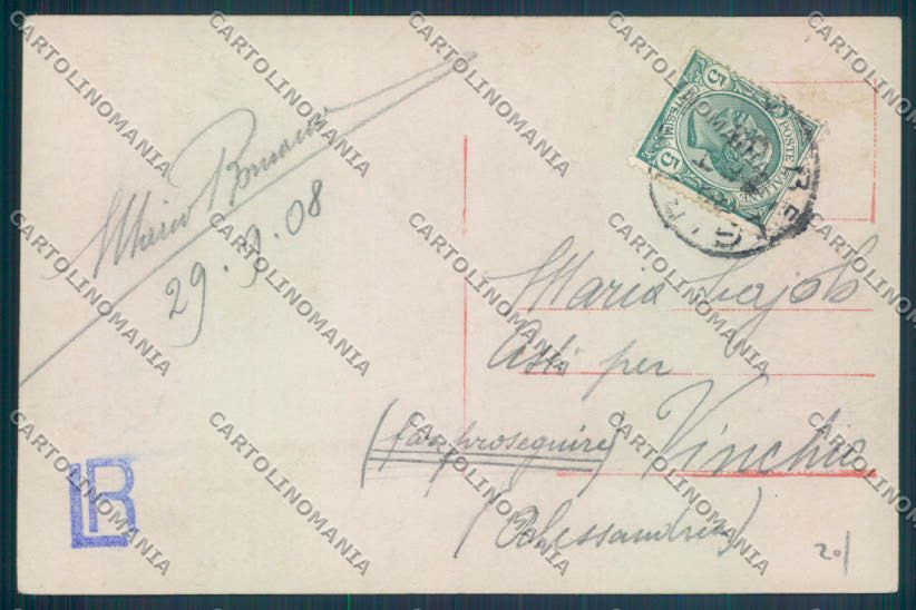 Verbania Belgirate Un Pensiero da ABRASA Foto cartolina ZQ8457 – retro