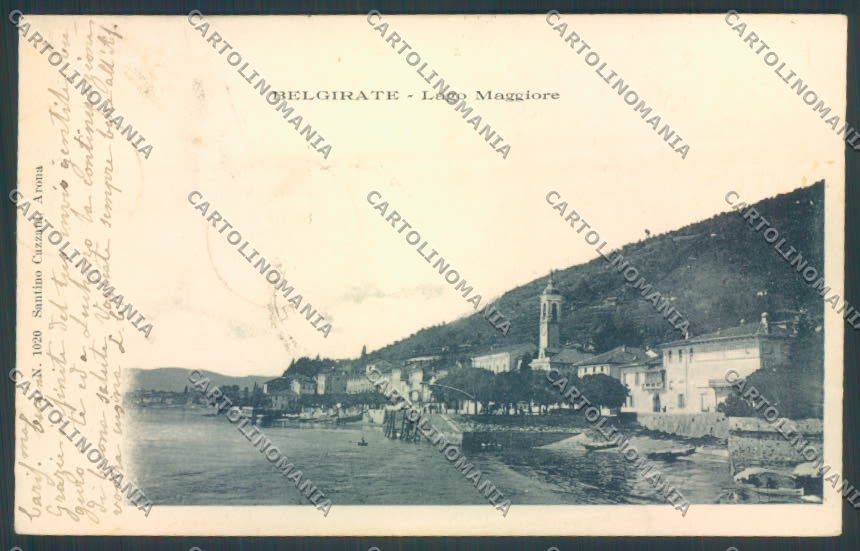 Verbania Belgirate cartolina ZQ8461 – fronte