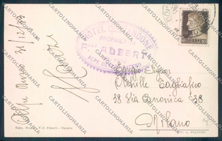 Verbania Baceno Alpe Devero cartolina ZQ8468 – retro