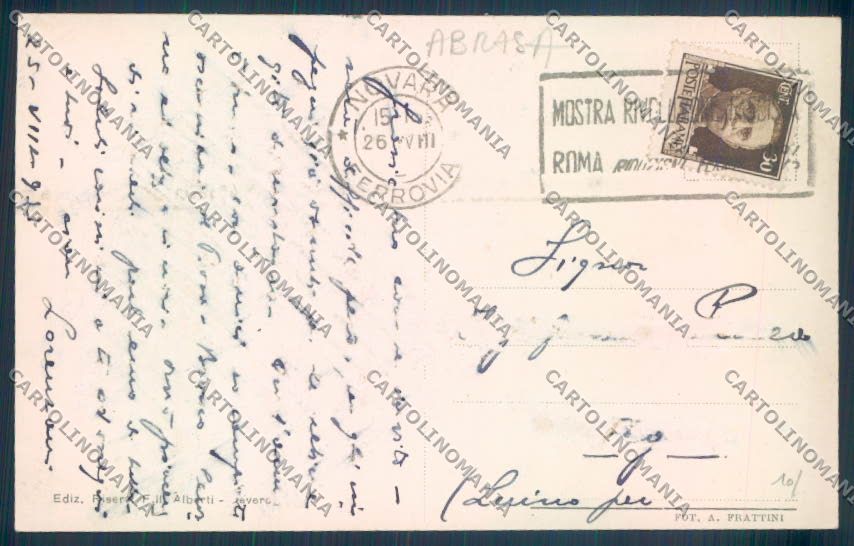 Verbania Baceno Alpe Devero ABRASA cartolina ZQ8469 – retro