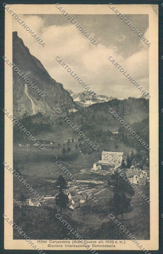 Verbania Baceno Alpe Devero cartolina ZQ8489 – fronte