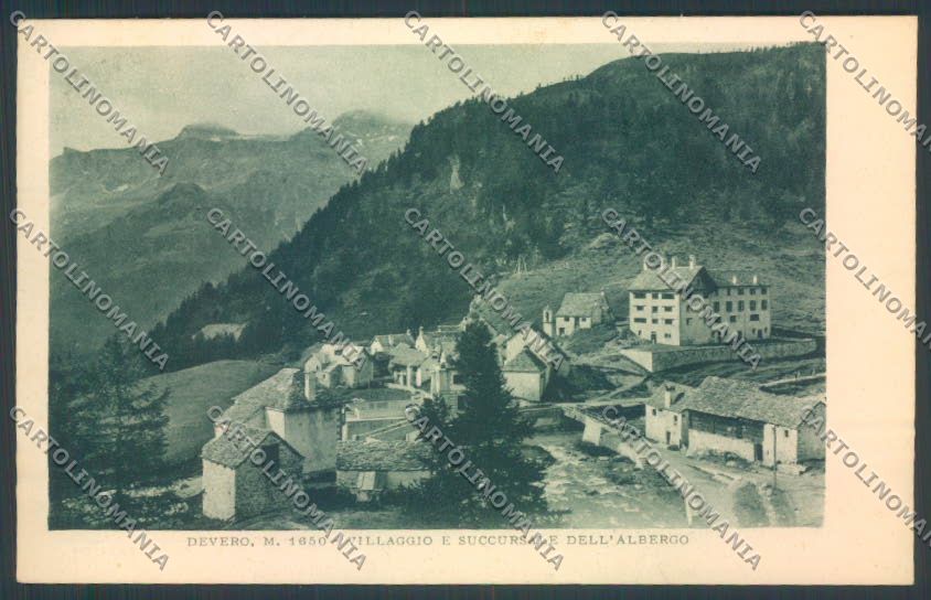 Verbania Baceno Alpe Devero cartolina ZQ8499 – fronte