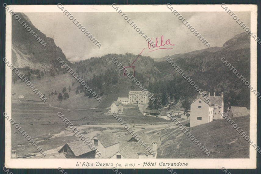 Verbania Baceno Alpe Devero cartolina ZQ8501 – fronte