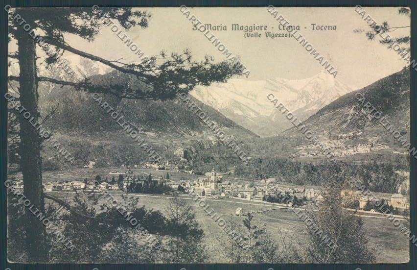Verbania Santa Maria Maggiore Toceno Crana MACCHIA cartolina ZQ8518 – fronte