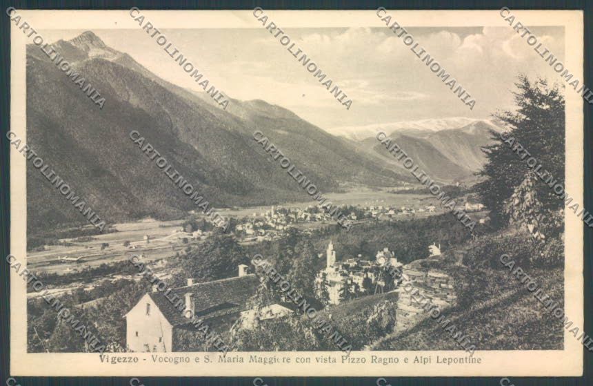 Verbania Santa Maria Maggiore Vocogno cartolina ZQ8519 – fronte