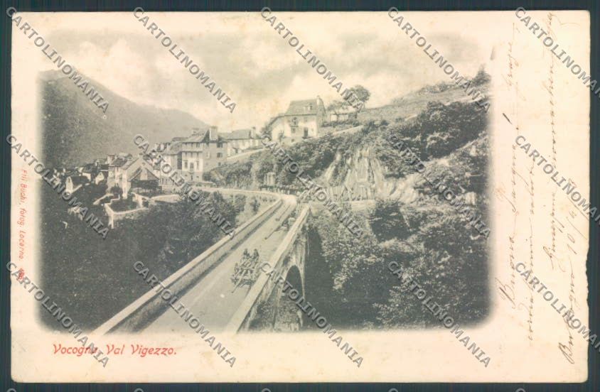 Verbania Craveggia Vocogno cartolina ZQ8538 – fronte