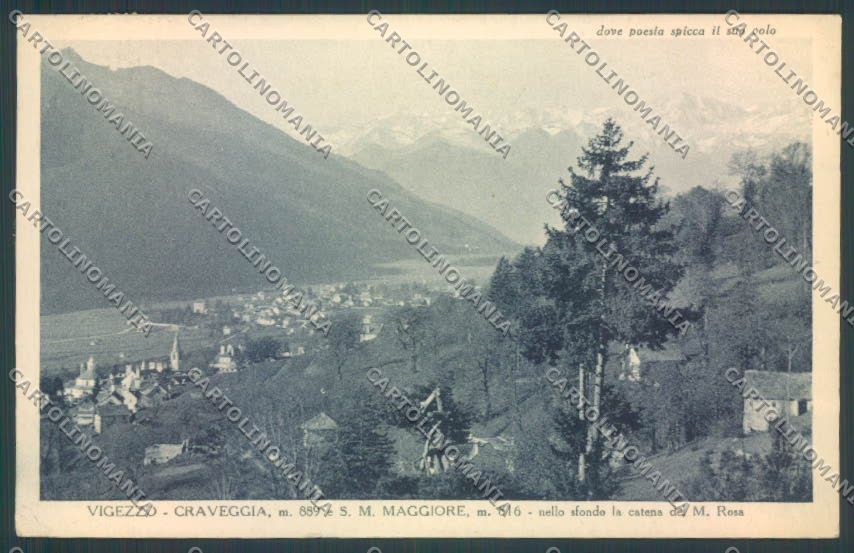 Verbania Craveggia Santa Maria Maggiore cartolina ZQ8546 – fronte