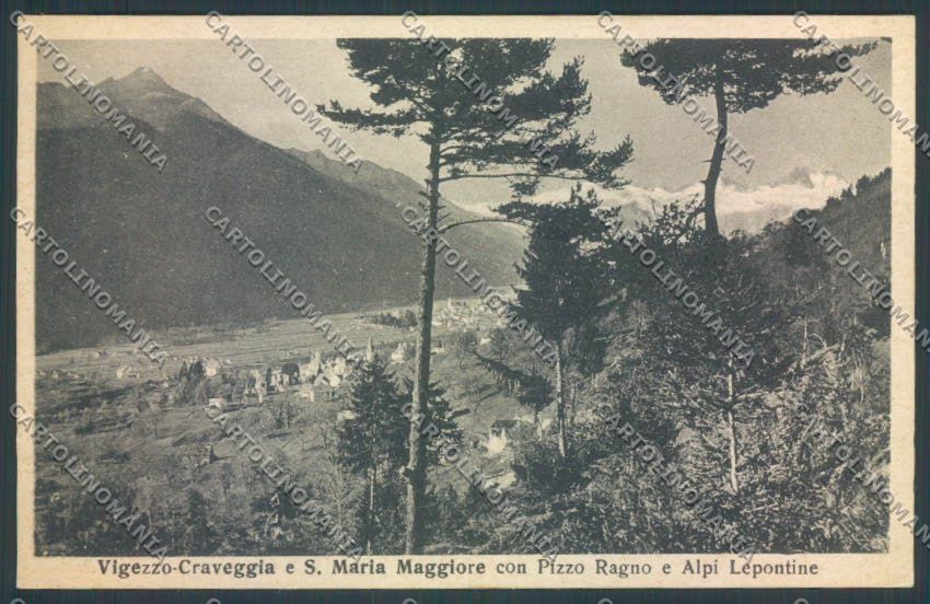 Verbania Craveggia Santa Maria Maggiore cartolina ZQ8548 – fronte